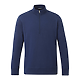 M-DAYTON Fleece Half Zip Vintage Navy