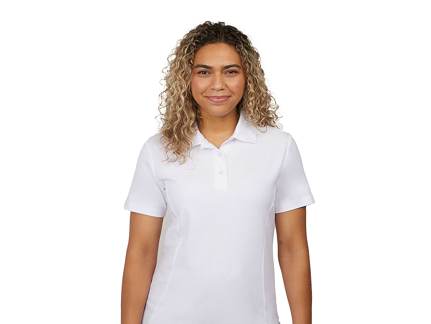 PALO Short Sleeve 100% Cotton Pique Polo - Women's